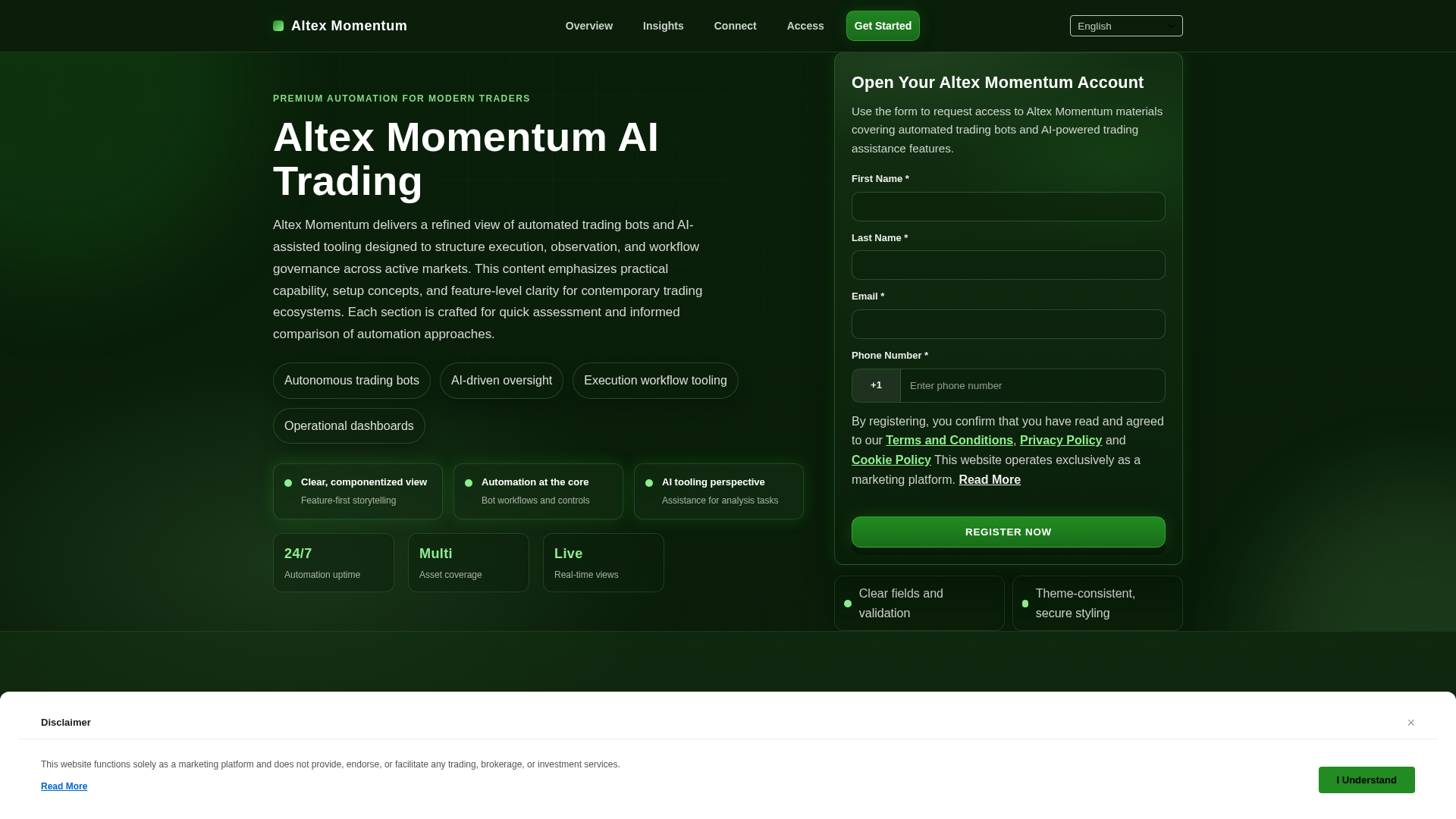 Screenshot of altexmomentum.click
