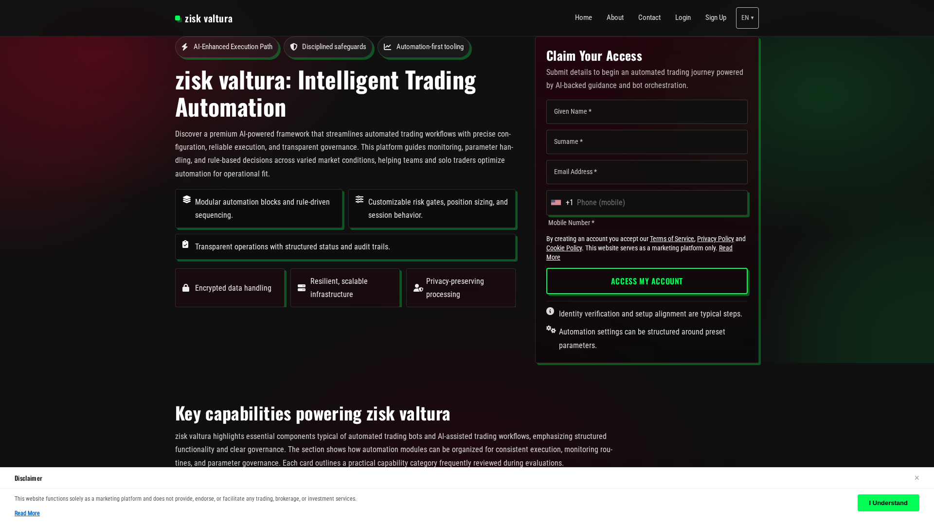 Screenshot of ziskvaltura.click