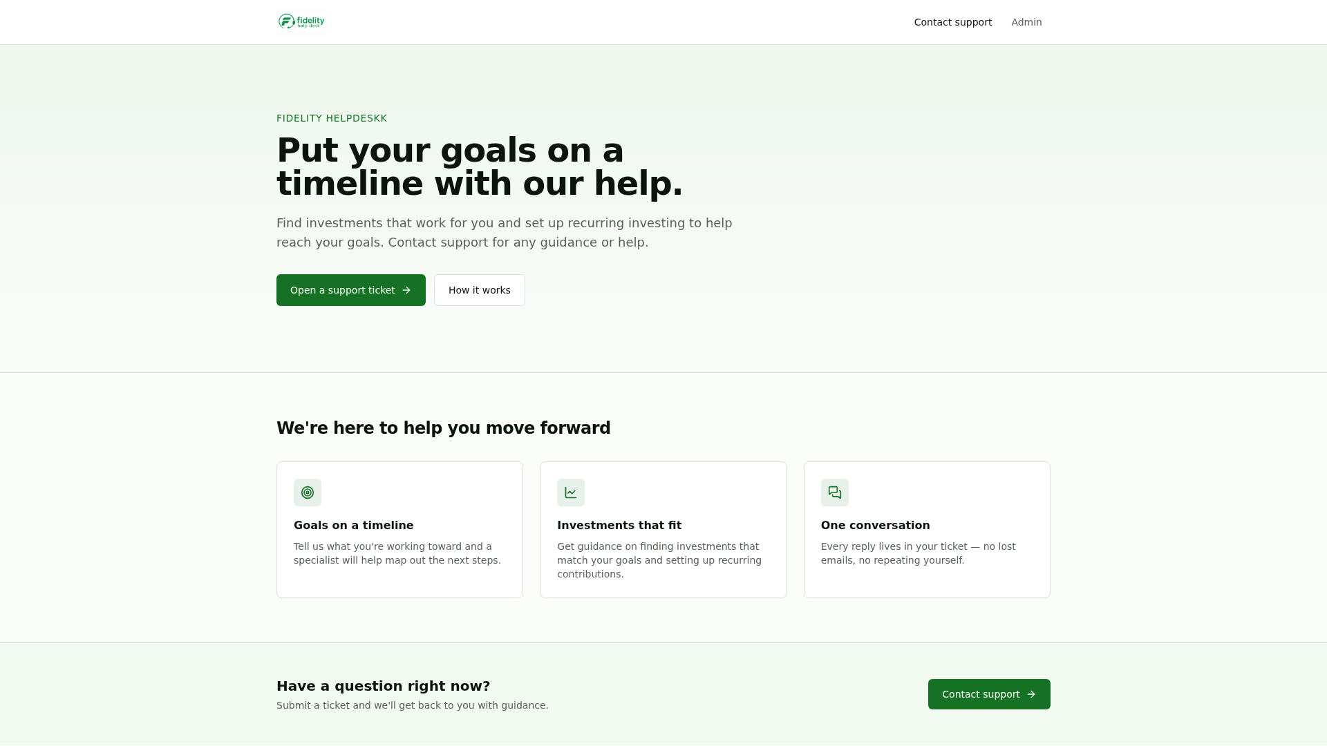 Screenshot of www.fidelitysupport.company