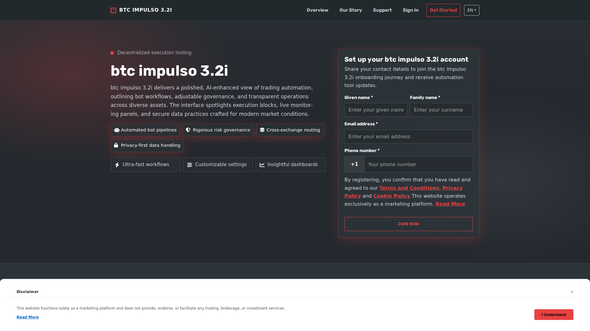 Screenshot of btcimpulso3i.digital