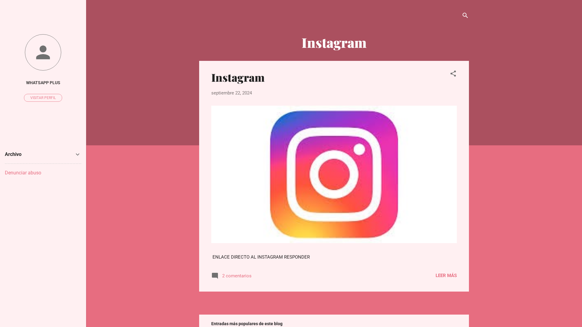 Screenshot of www.enlacedirectointagram.blogspot.com