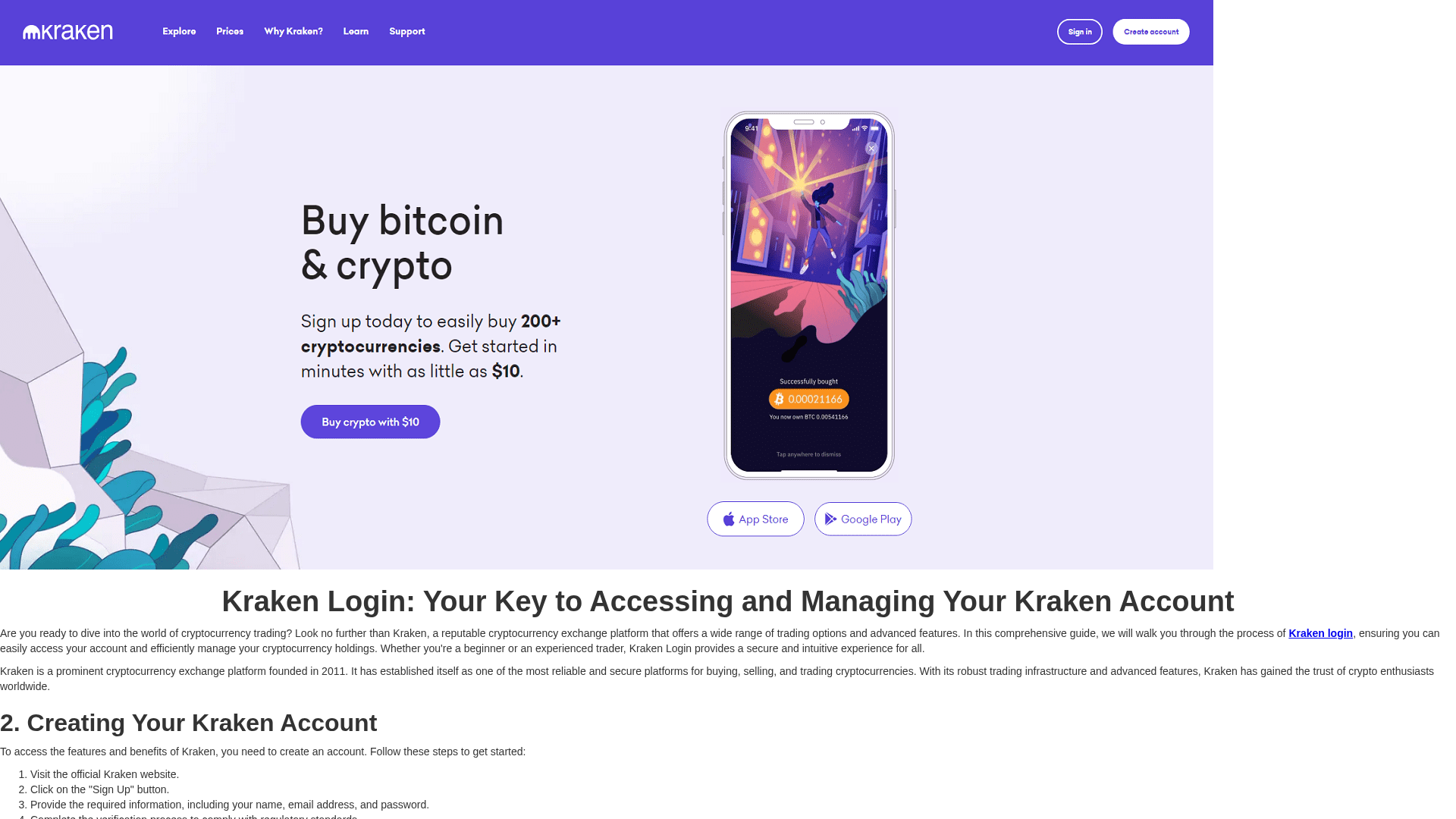 Screenshot of krakenowlloginn.webflow.io