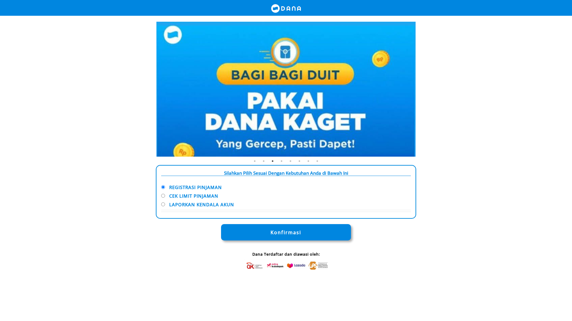 Screenshot of ceklimit.exyetix.biz.id