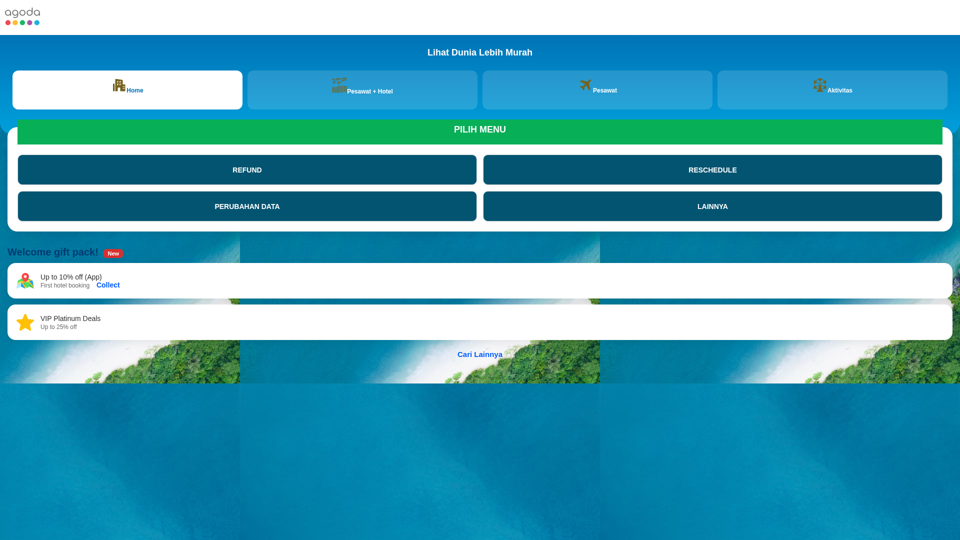 Screenshot of www.agoda.eforms.id