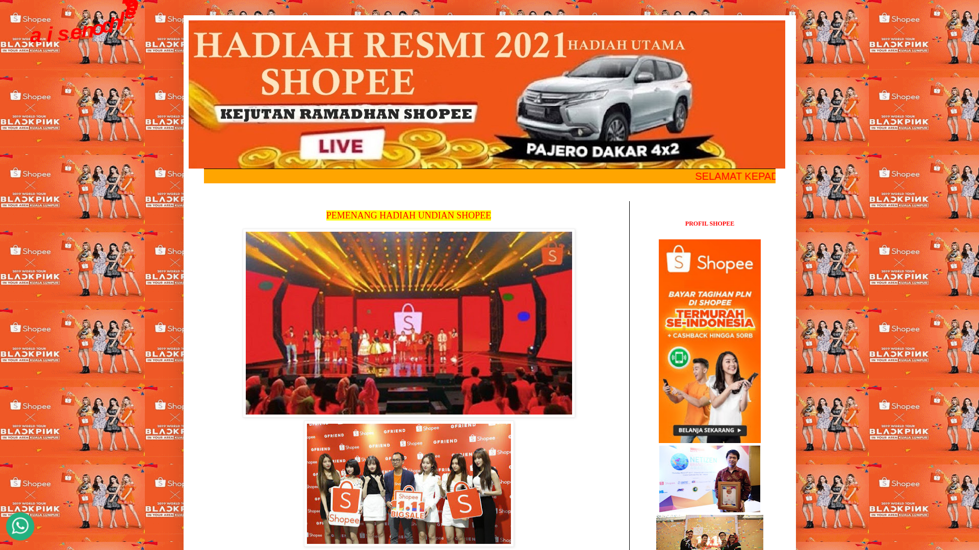 Screenshot of www.pemenangshopee66.blogspot.com