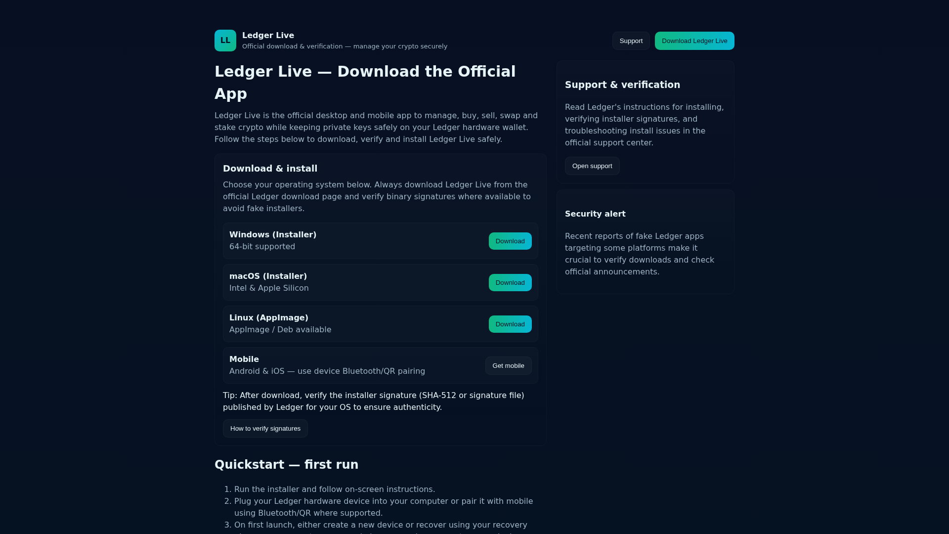 Screenshot of faq---live-download.pages.dev
