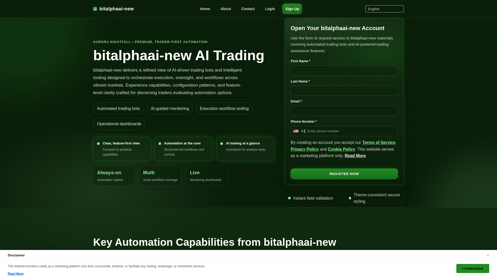 Screenshot of bitalphaai-new.com