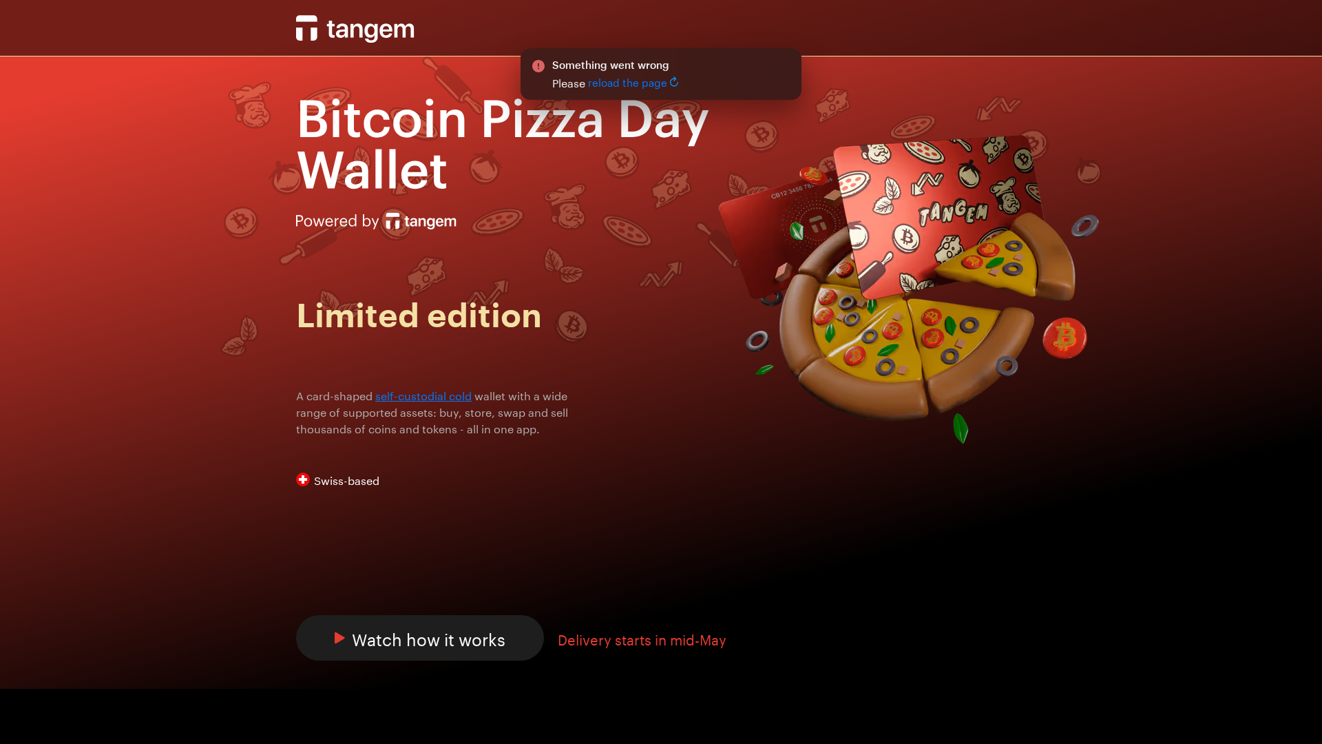 Screenshot of bitcoinpizza-production.pages.dev