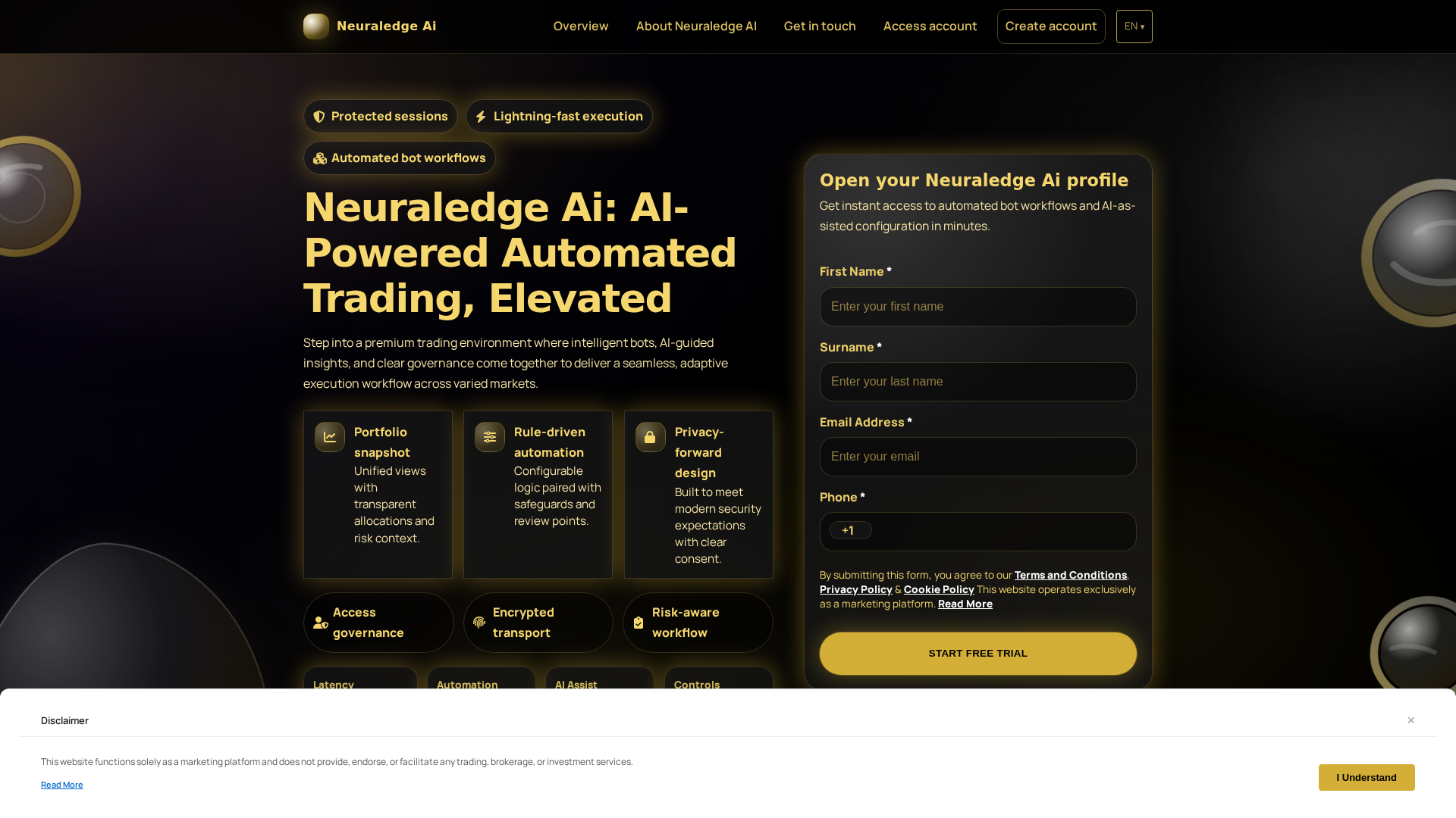 Screenshot of neuraledgeaisoft.com
