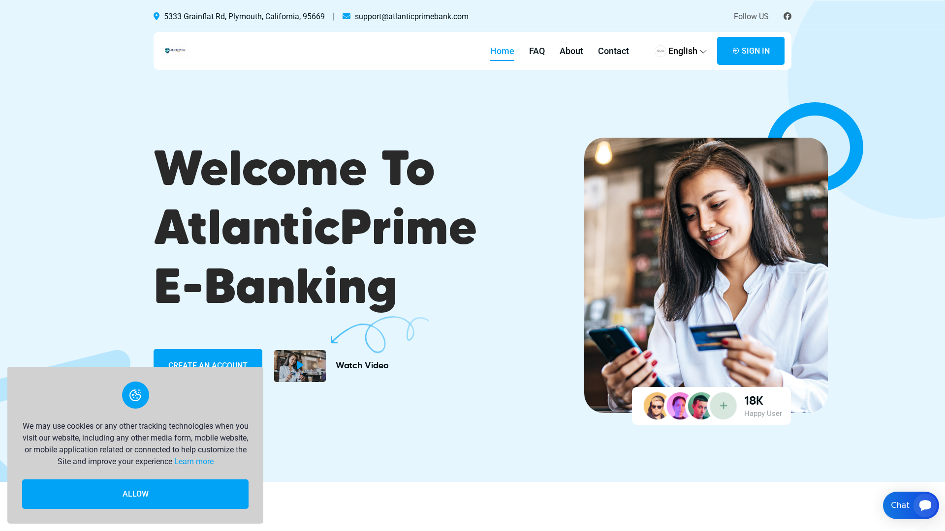 Screenshot of atlanticprimebank.com