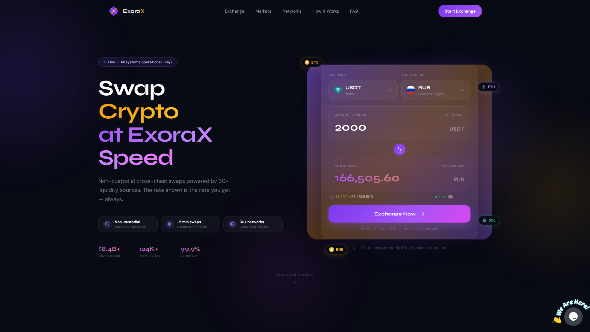 Screenshot of exorax.net