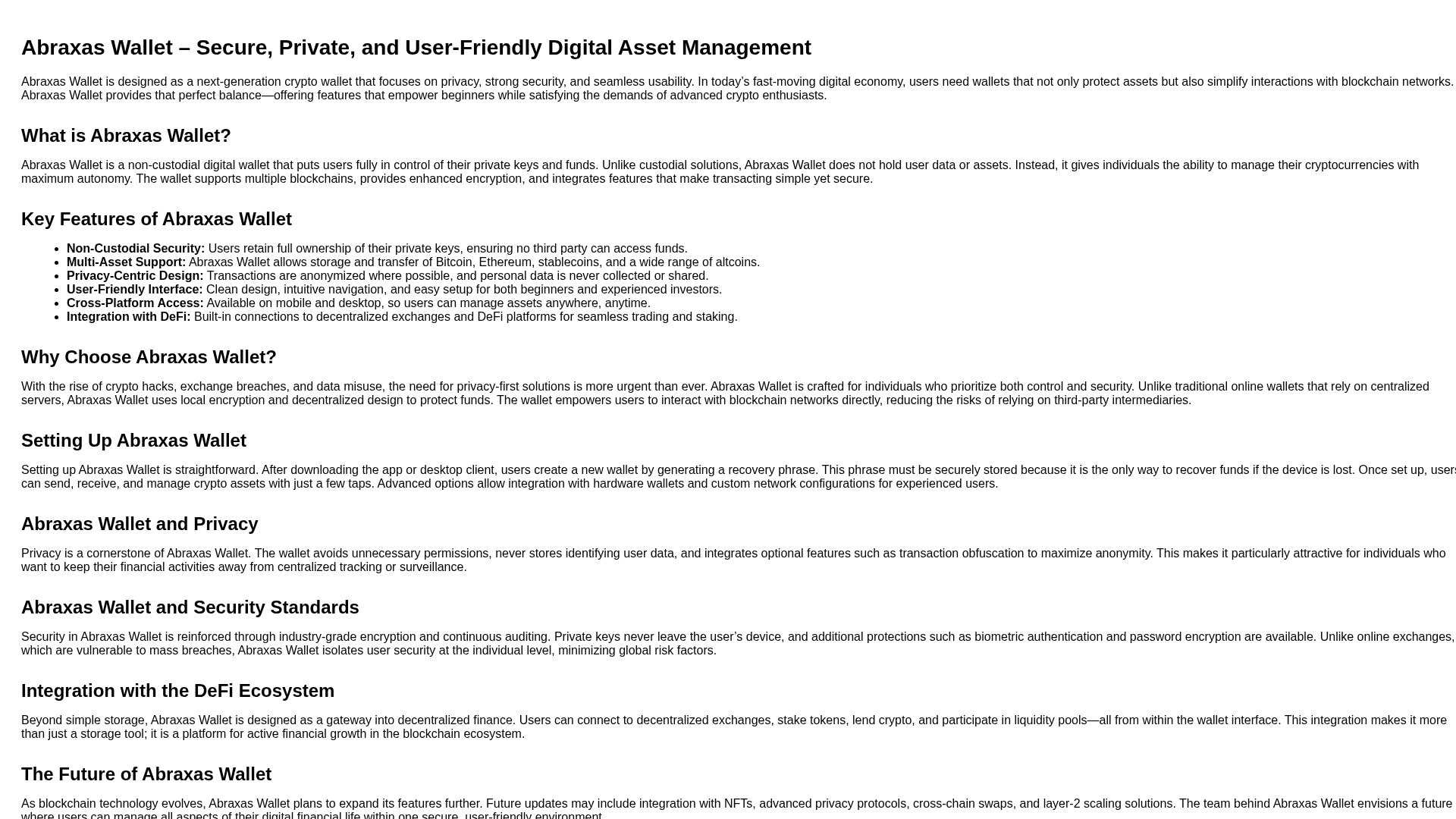 Screenshot of abrxrx-wallet.pages.dev