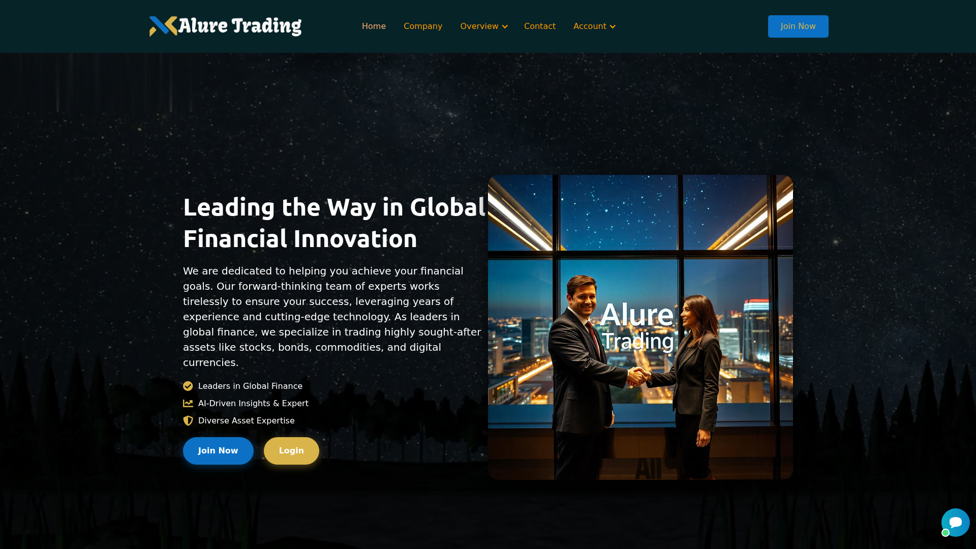 Screenshot of aluretrading.com