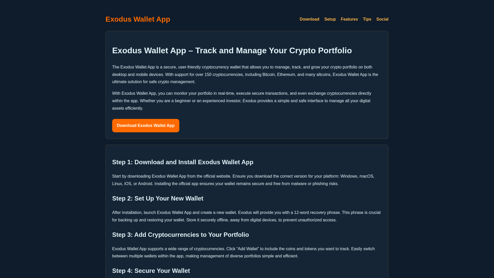 Screenshot of app-io-exodas-en.pages.dev
