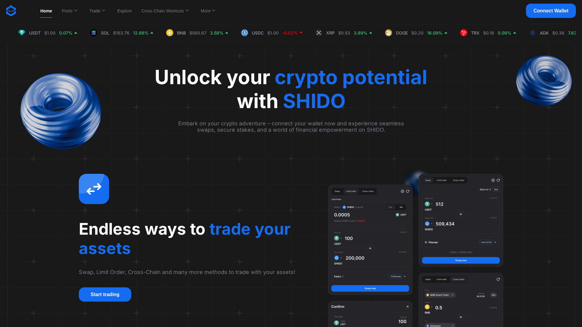 Screenshot of app-shido-io.pages.dev