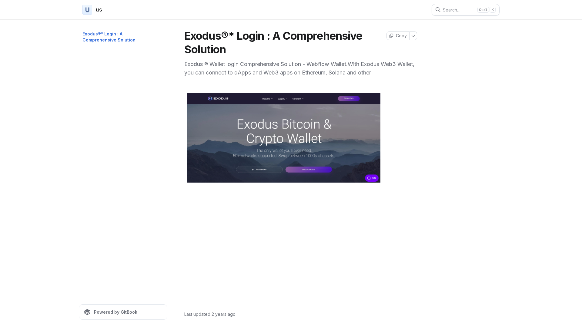 Screenshot of exaudiaslogin.gitbook.io