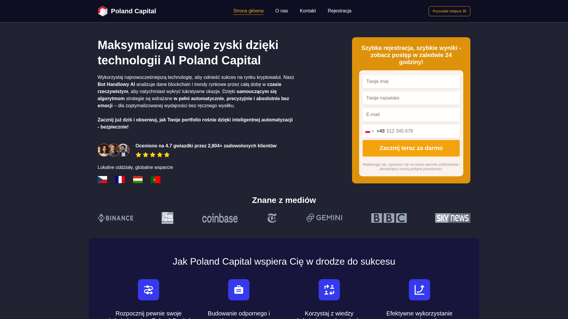 Screenshot of polandcapitalai.com