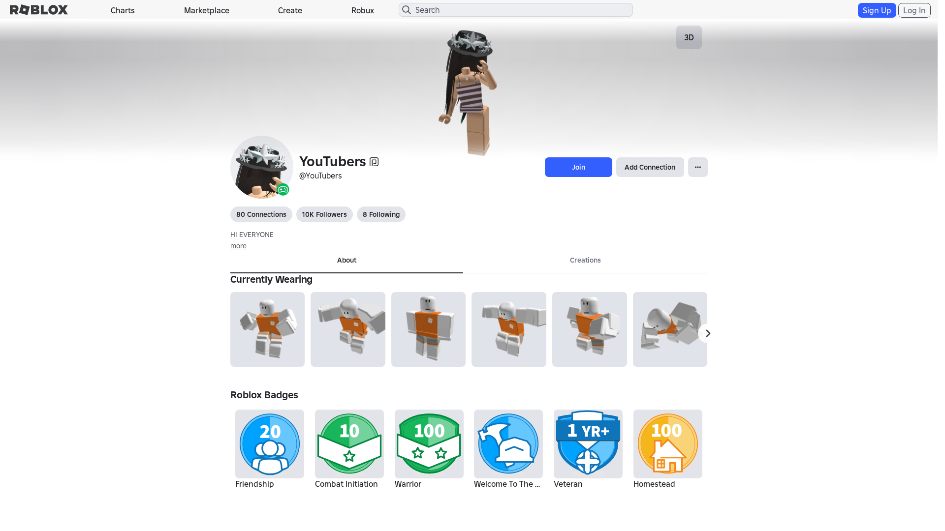 Screenshot of www.roblox.et