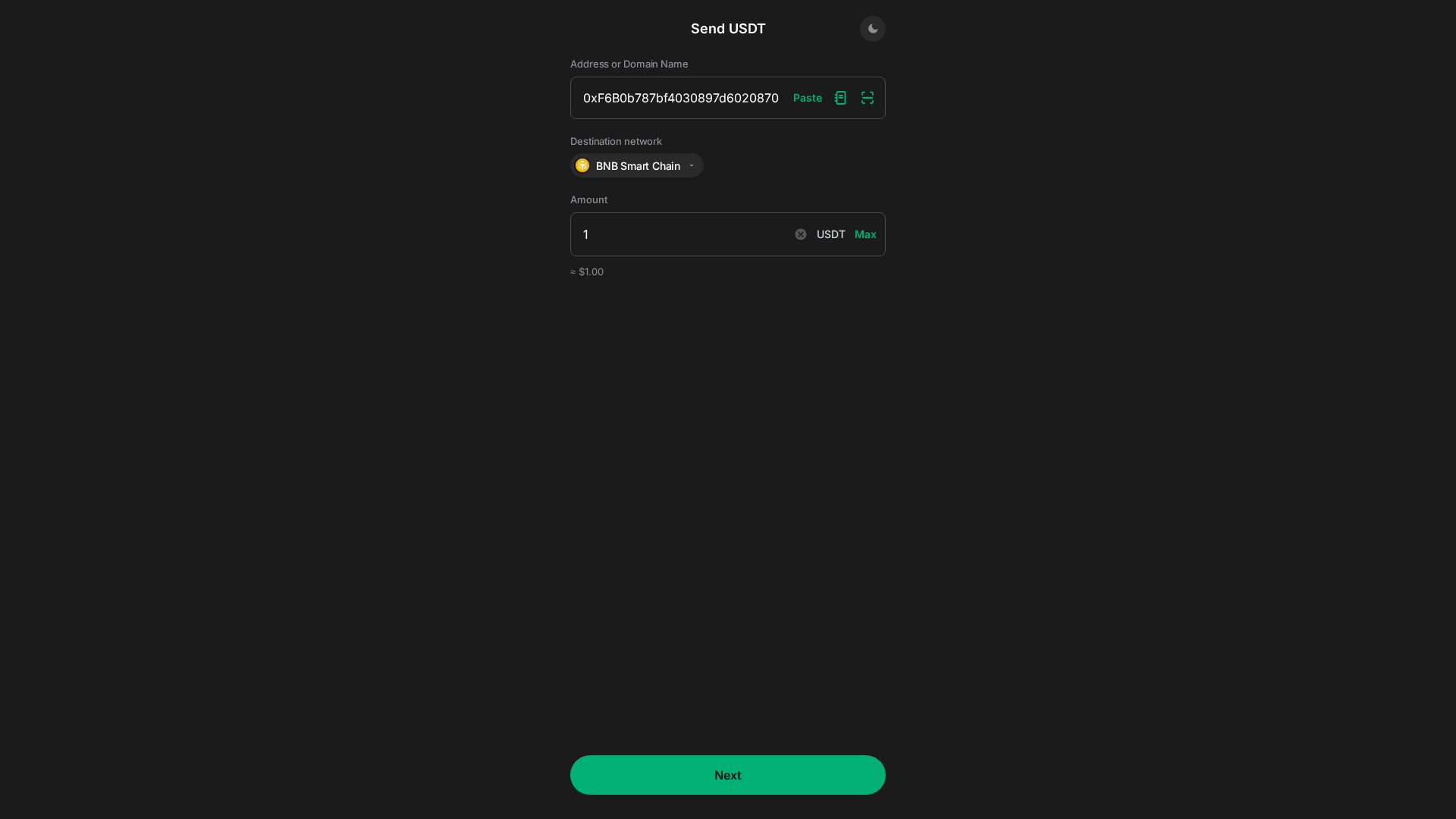 Screenshot of bnbuse.xyz