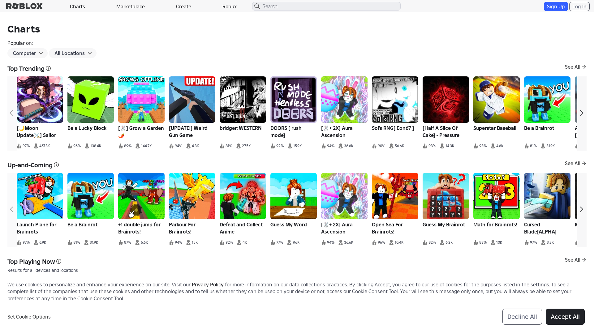 Screenshot of roblox.net.pk