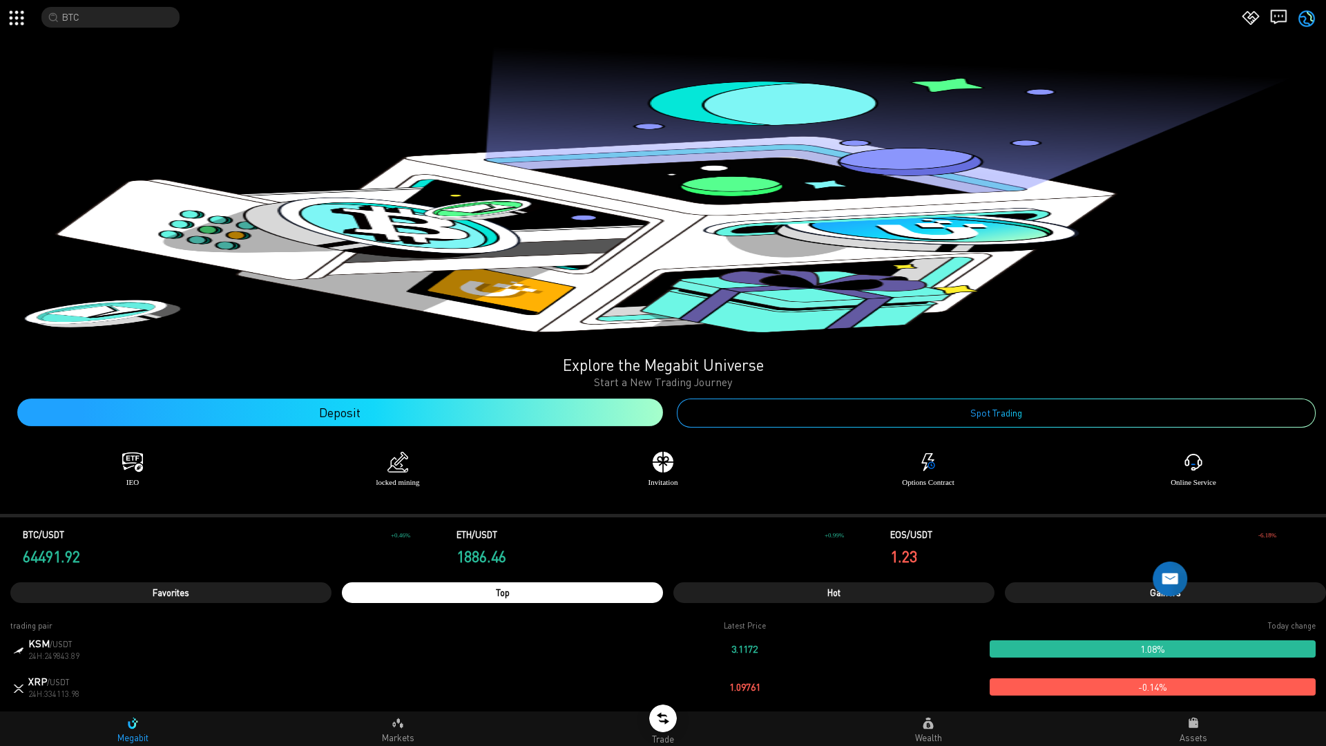 Screenshot of 808.bitgetbs.net