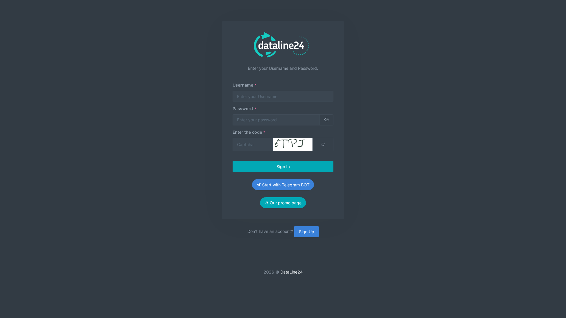Screenshot of dataline24.cc