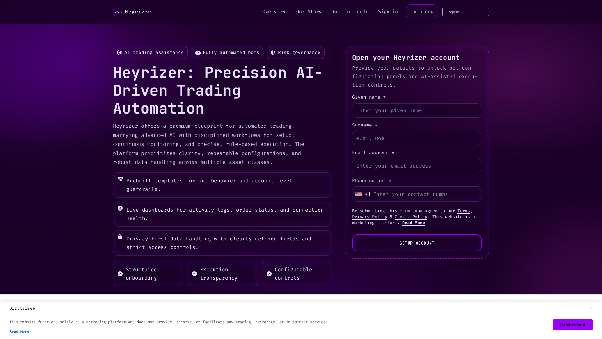 Screenshot of heyrizer-soft.com