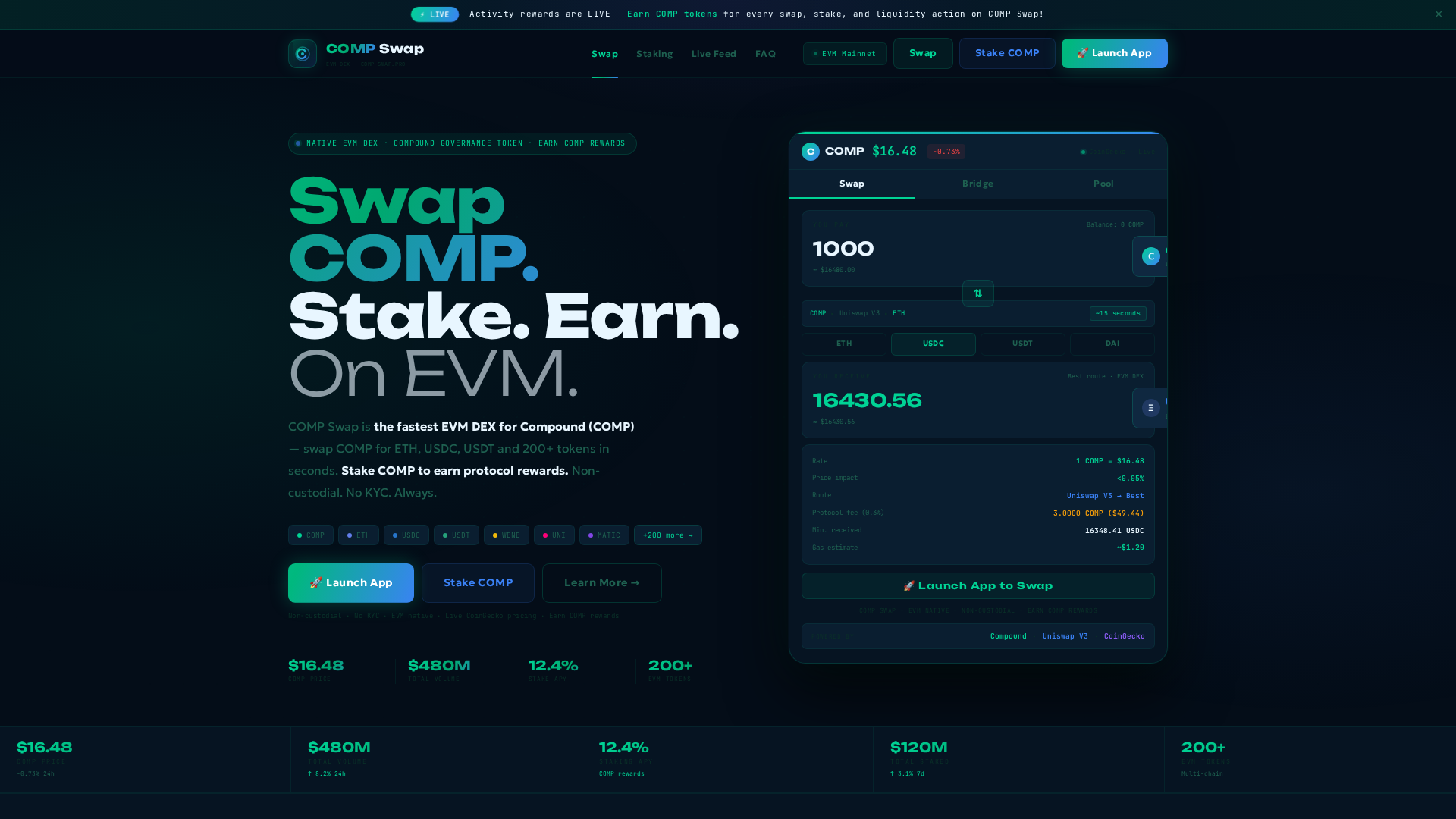 Screenshot of comp-swap.pro
