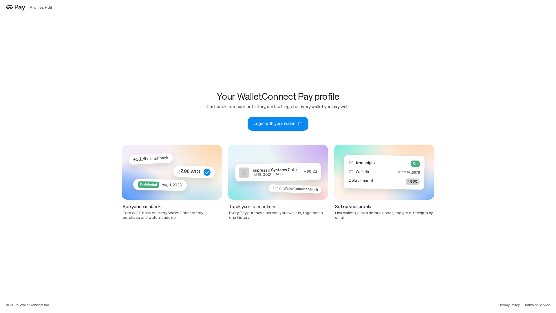 Screenshot of pay-profiles-37o1dpaa2-walletconnect.vercel.app