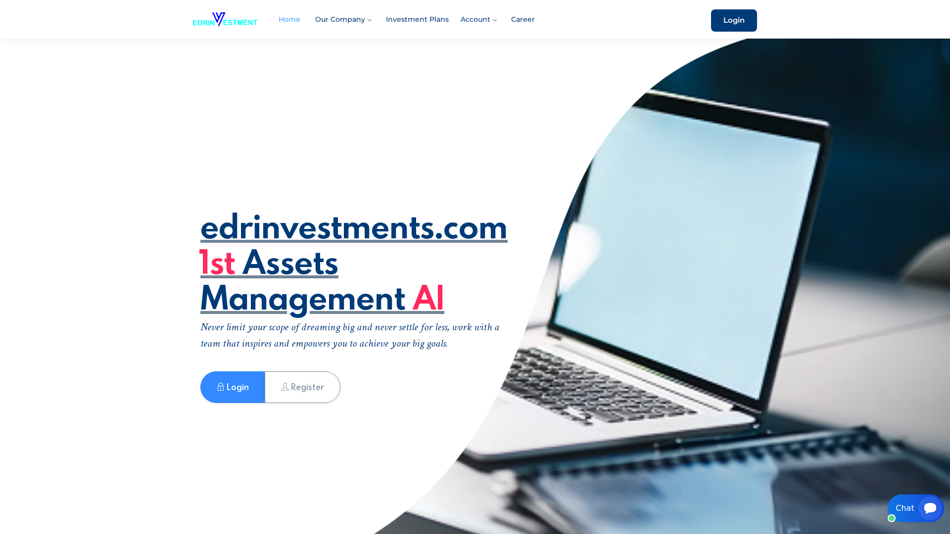 Screenshot of edrinvestments.com