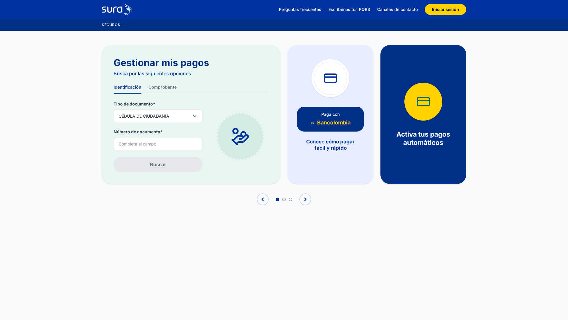 Screenshot of todoriesgoseguro.online