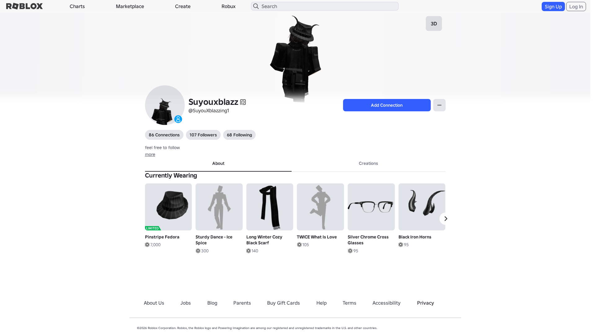 Screenshot of www.roblox.com.am