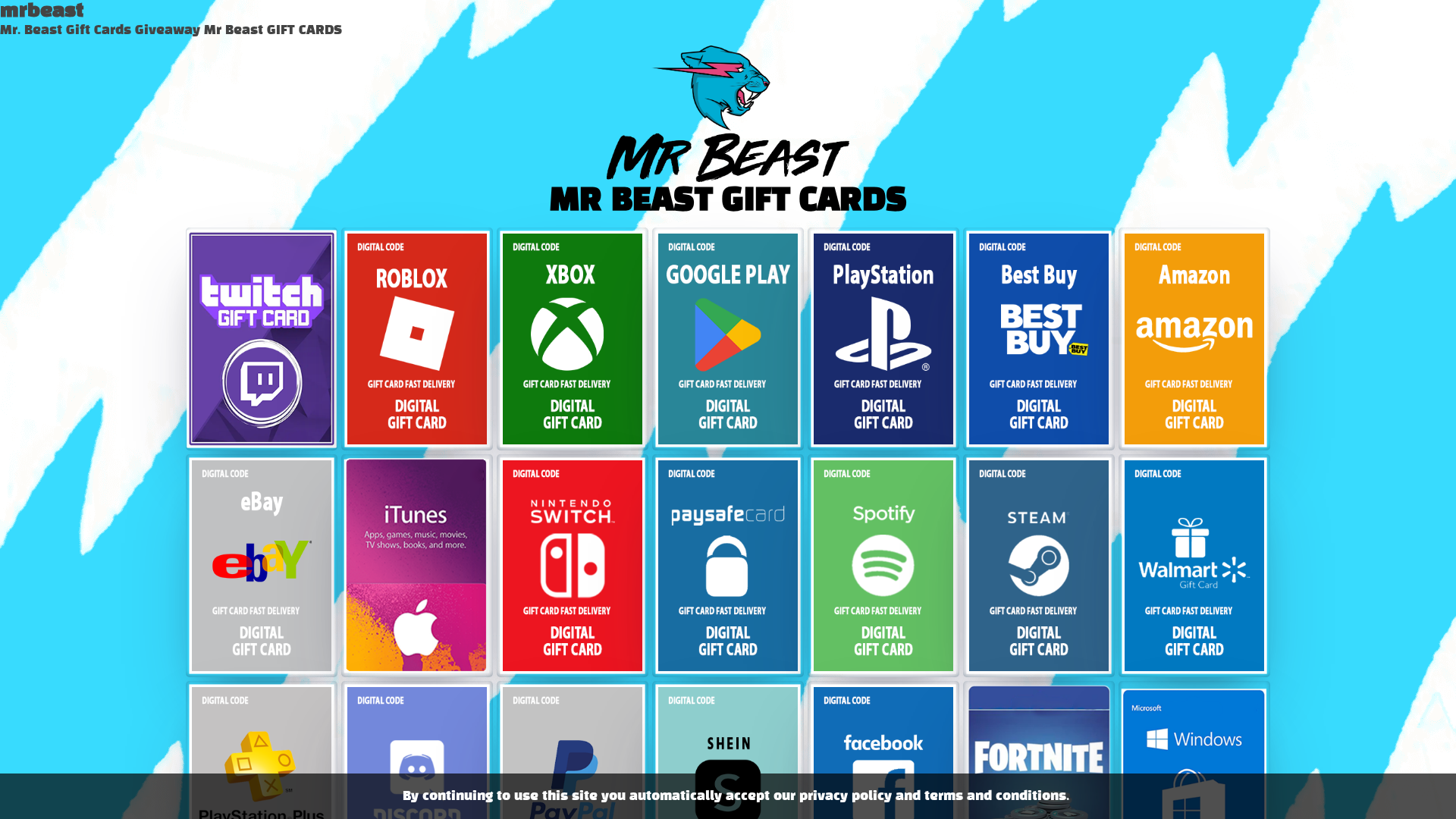 Screenshot of mrbeast2023news.blogspot.com