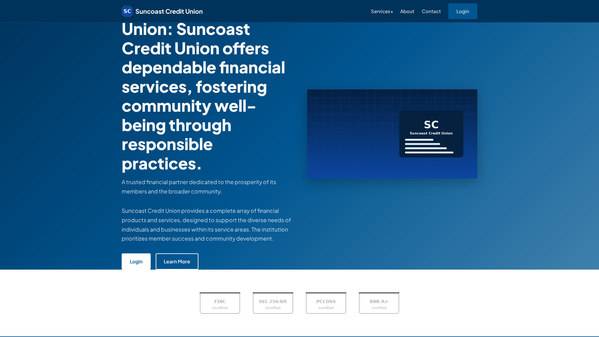 Screenshot of suncoastcreditunion.at