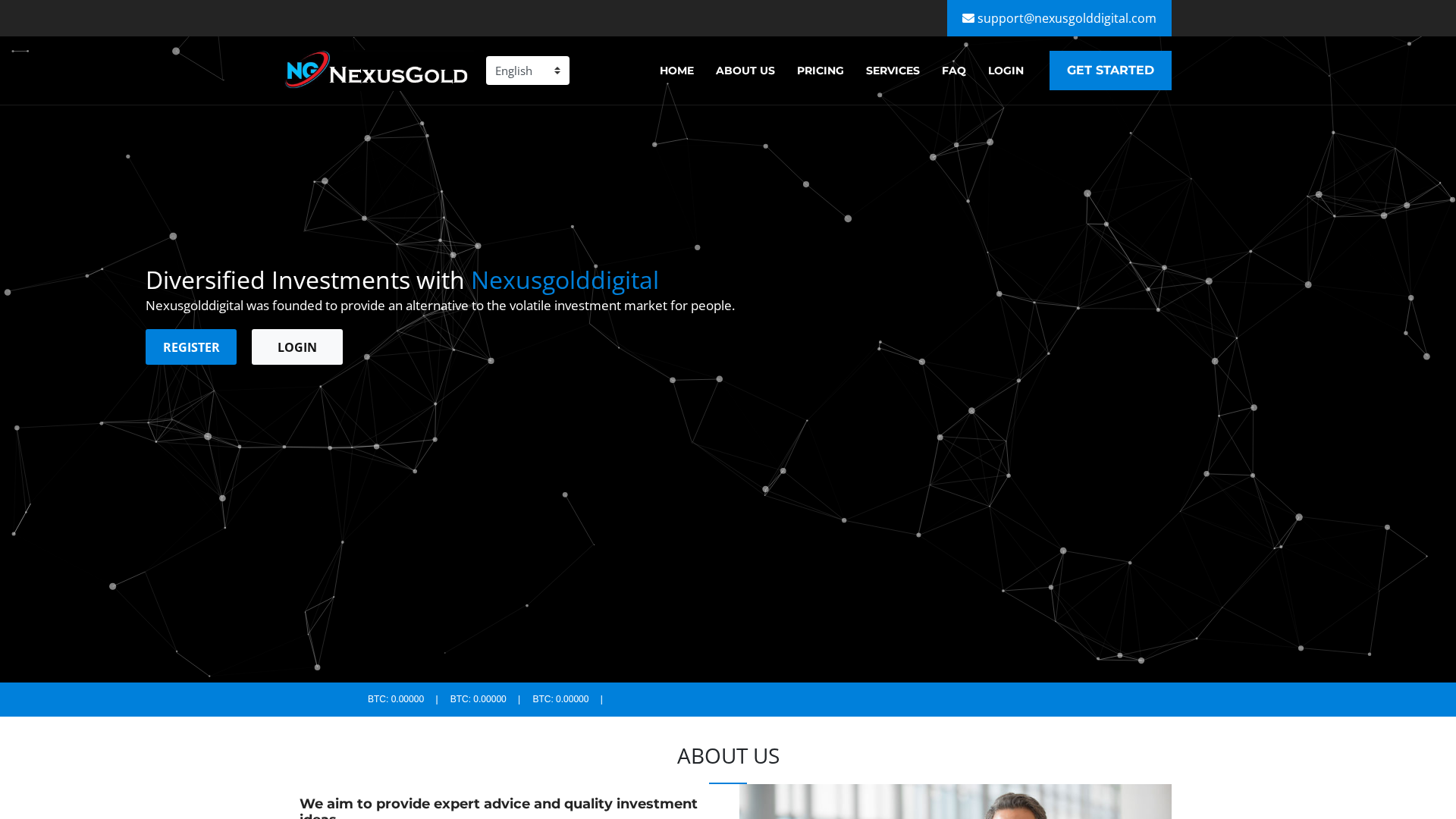 Screenshot of nexusgolddigital.com