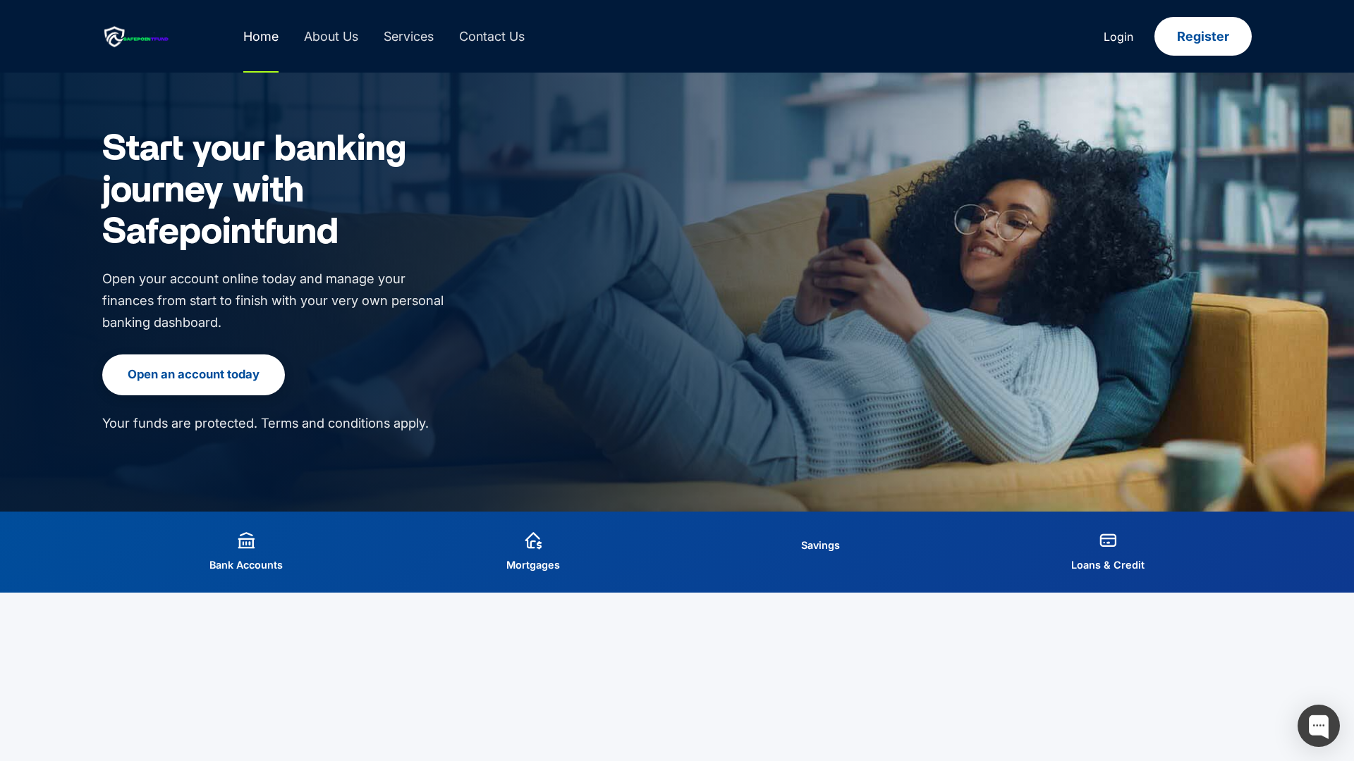 Screenshot of safepointfund.com