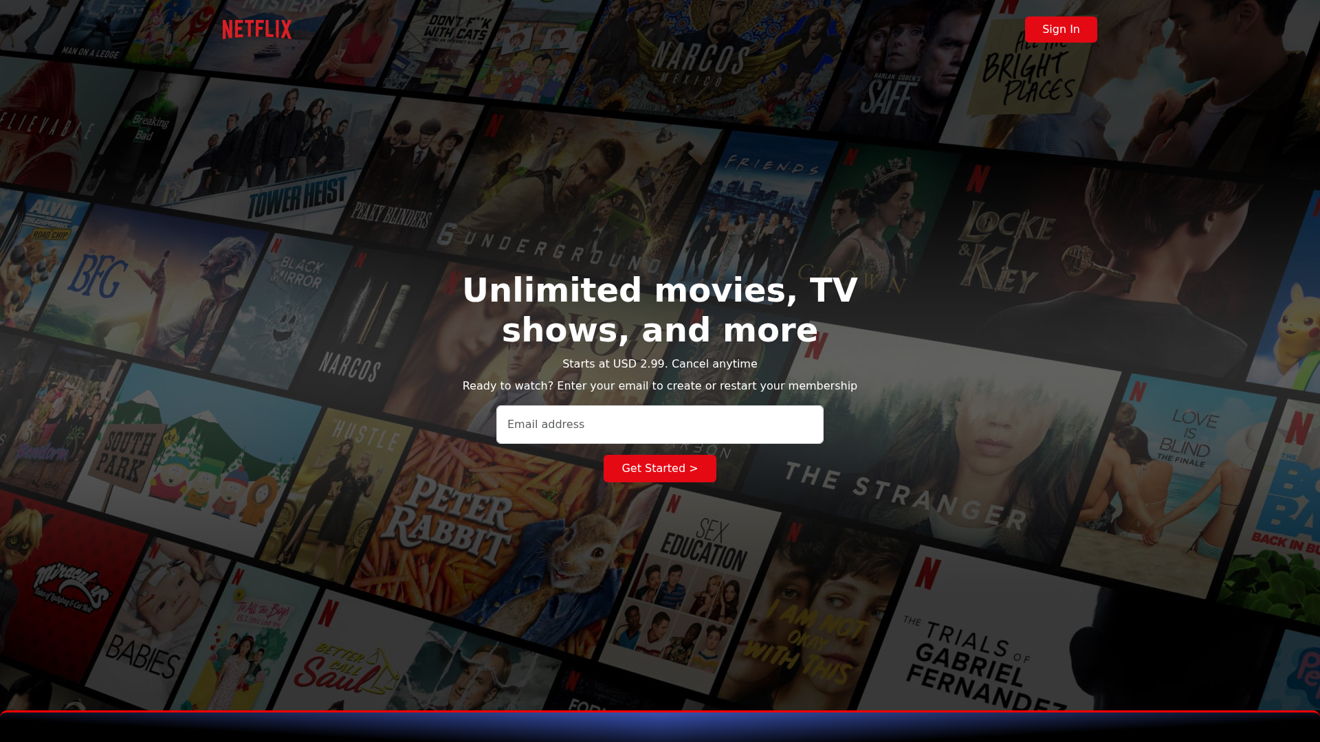 Screenshot of movieflix-netflx-clone.netlify.app