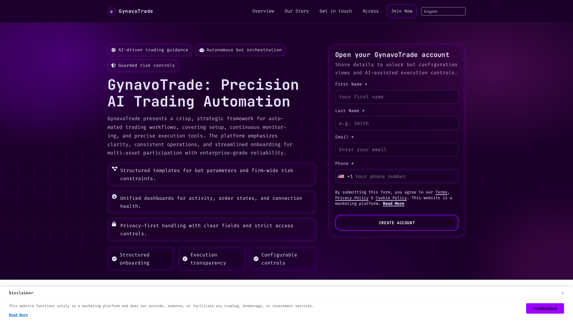 Screenshot of gynavotrade-soft.cyou