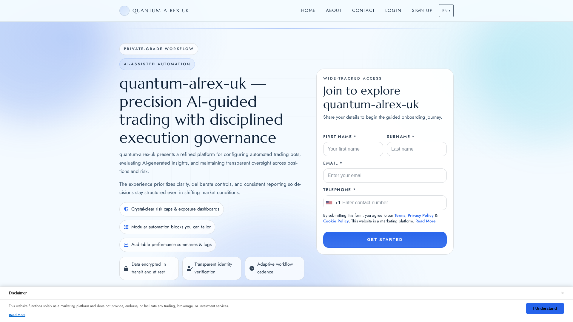 Screenshot of quantum-alrex-uk.com