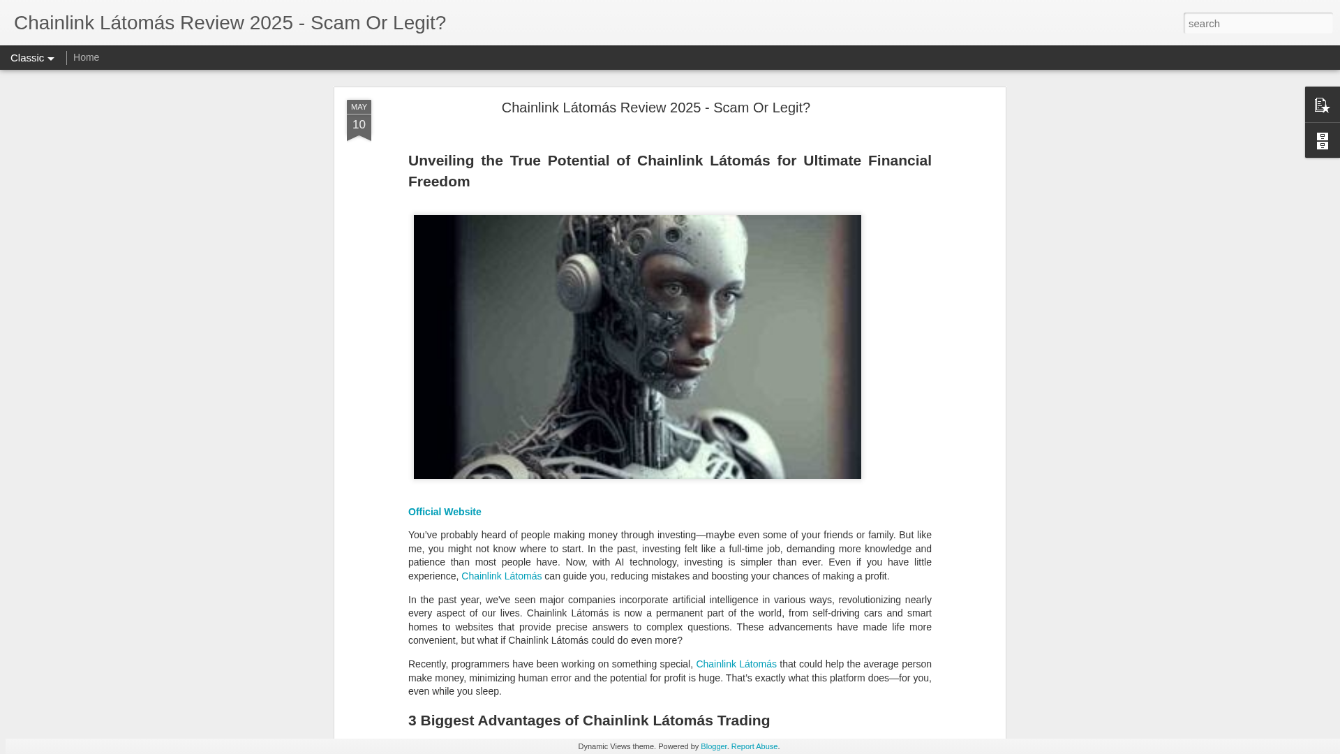 Screenshot of chainlink-latomas-review.blogspot.com
