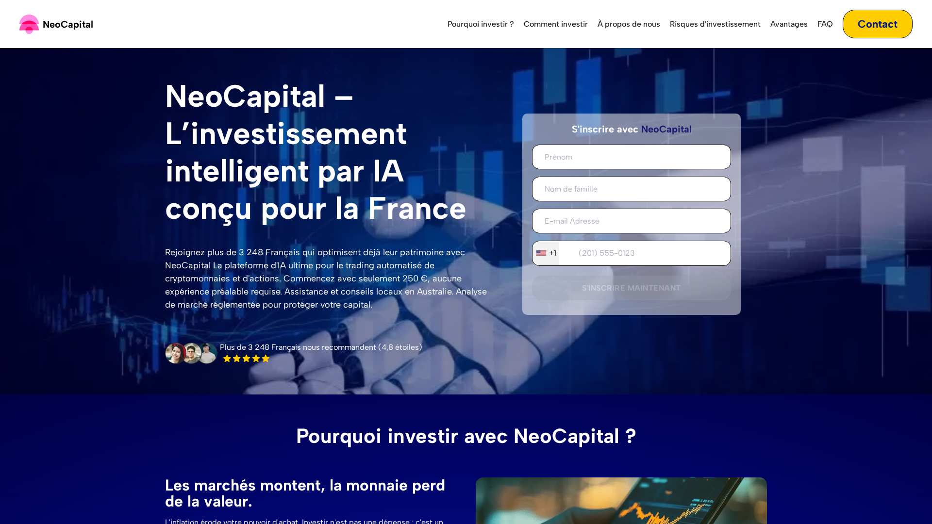 Screenshot of neo-capital.top