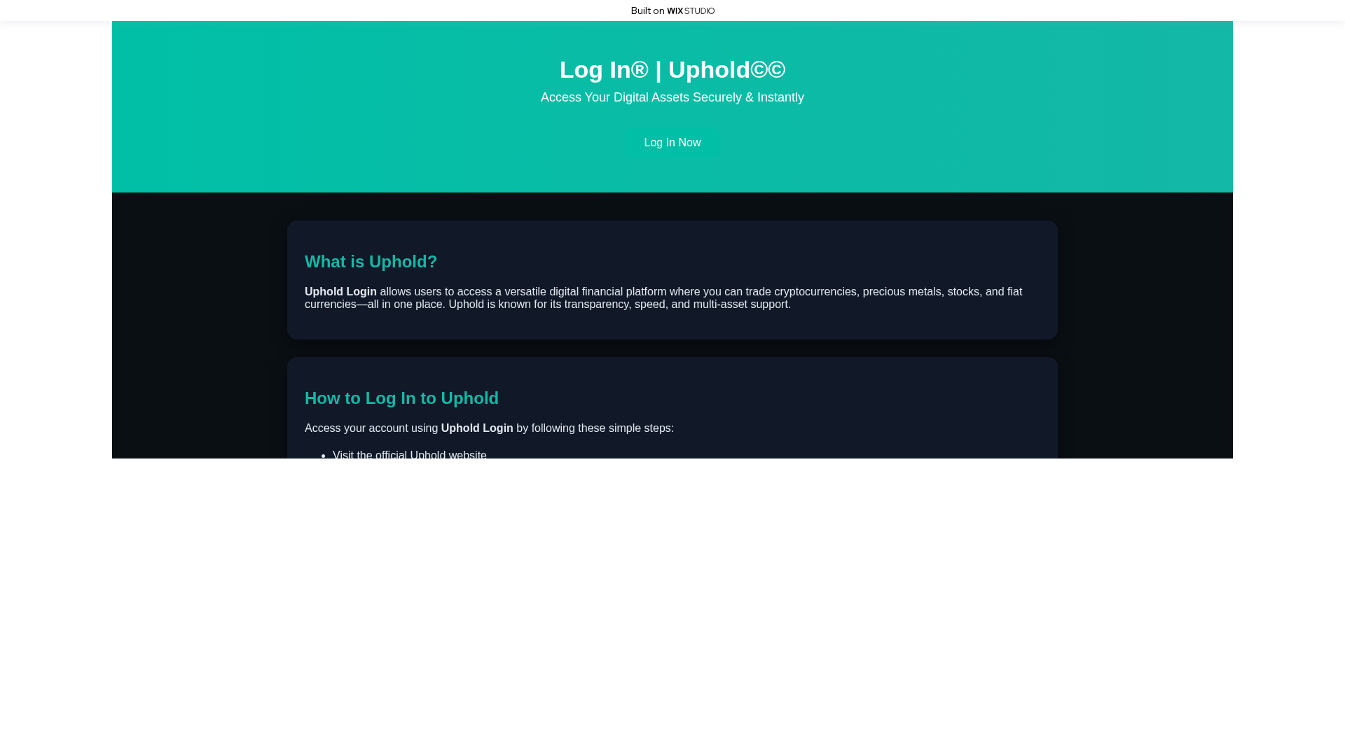 Screenshot of startupheldcdn.wixstudio.com