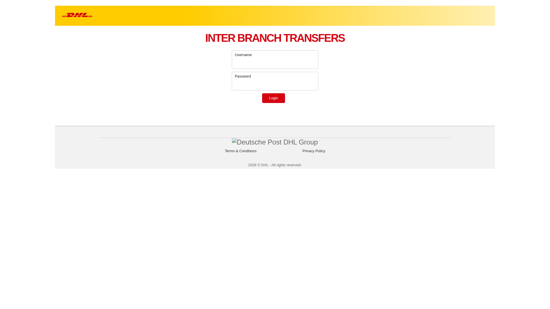 Screenshot of ibt.dhlevripremium.com