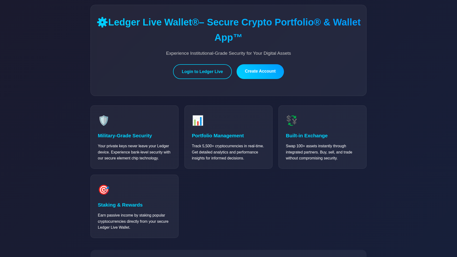 Screenshot of livwalet-helps-ledgr.pages.dev