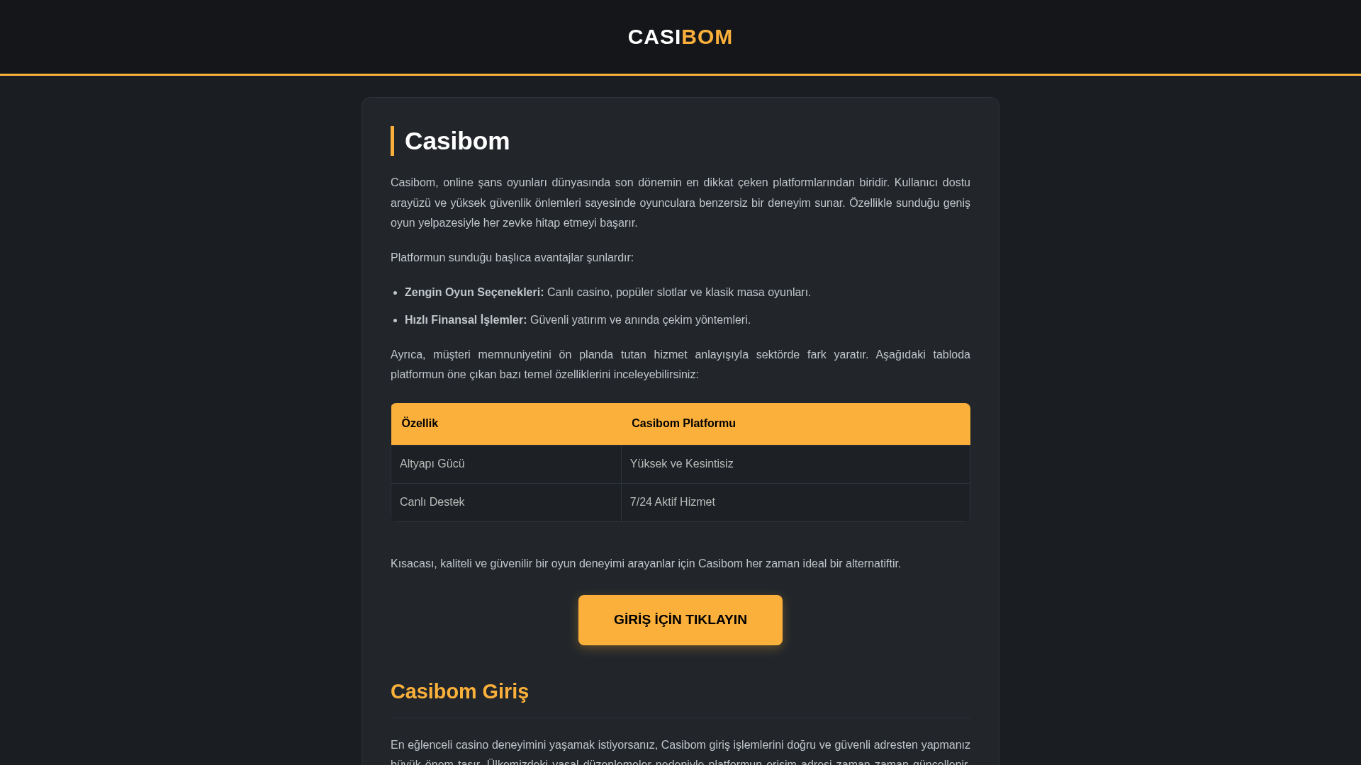 Screenshot of tr.casibomcasino-siteniz.vip
