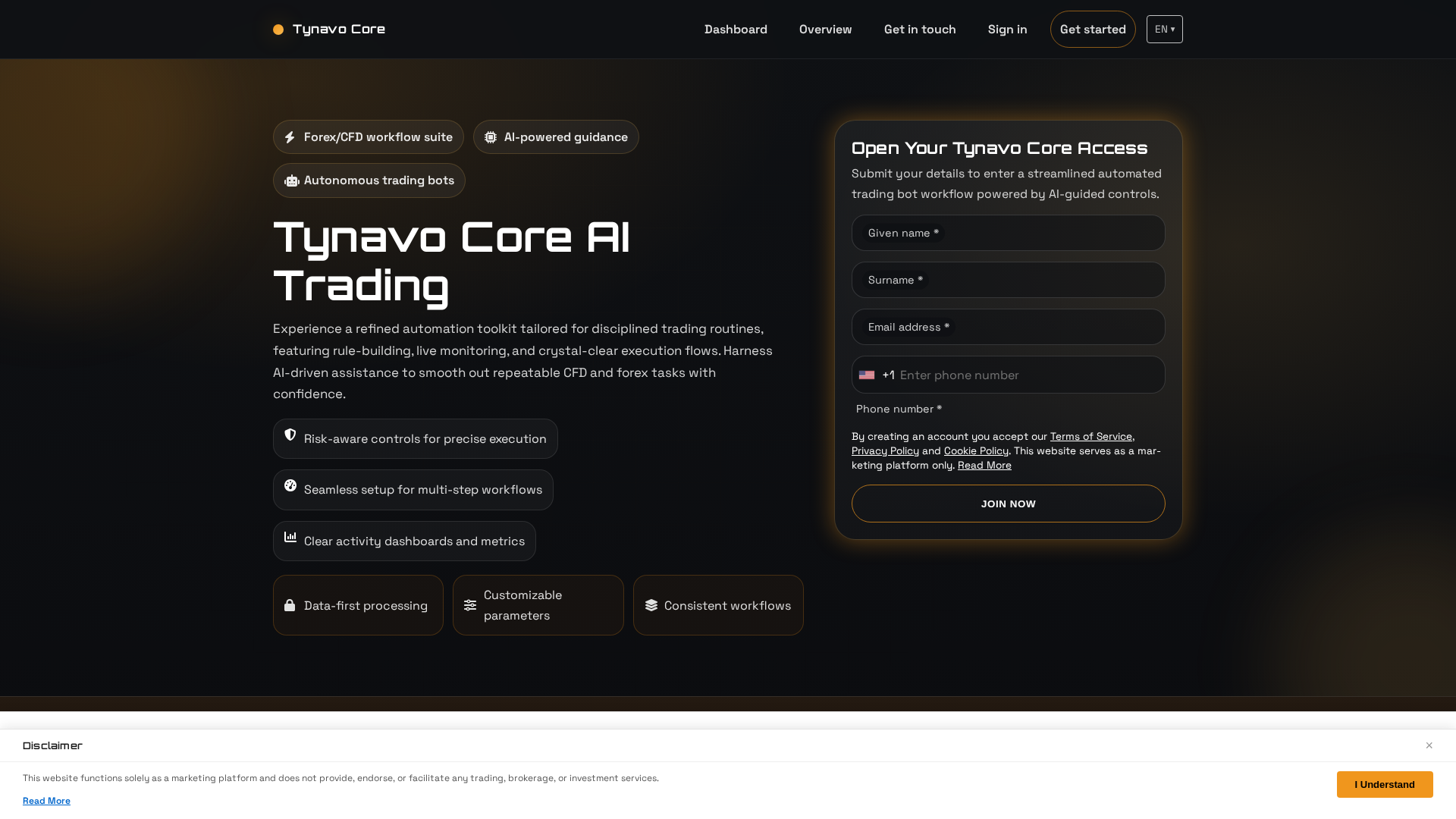 Screenshot of tynavocore-engine.com