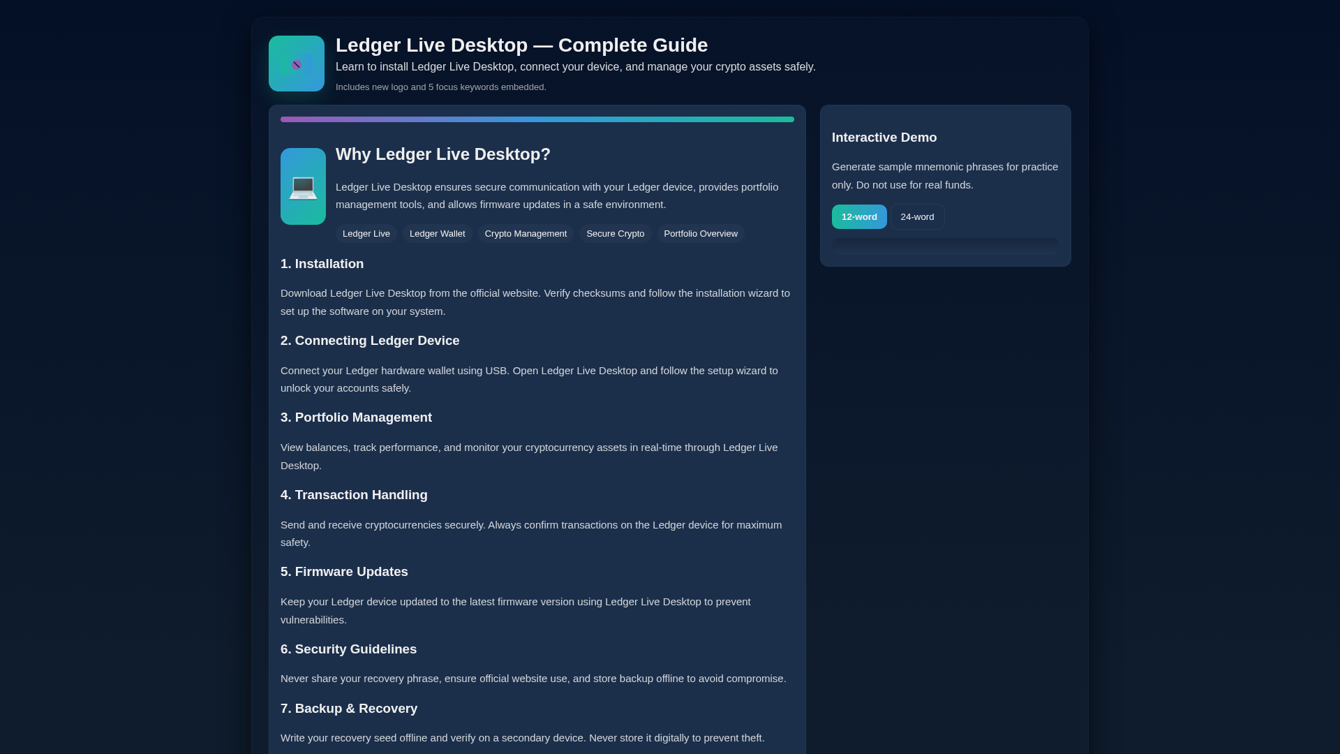 Screenshot of ladger-live-desktops.pages.dev