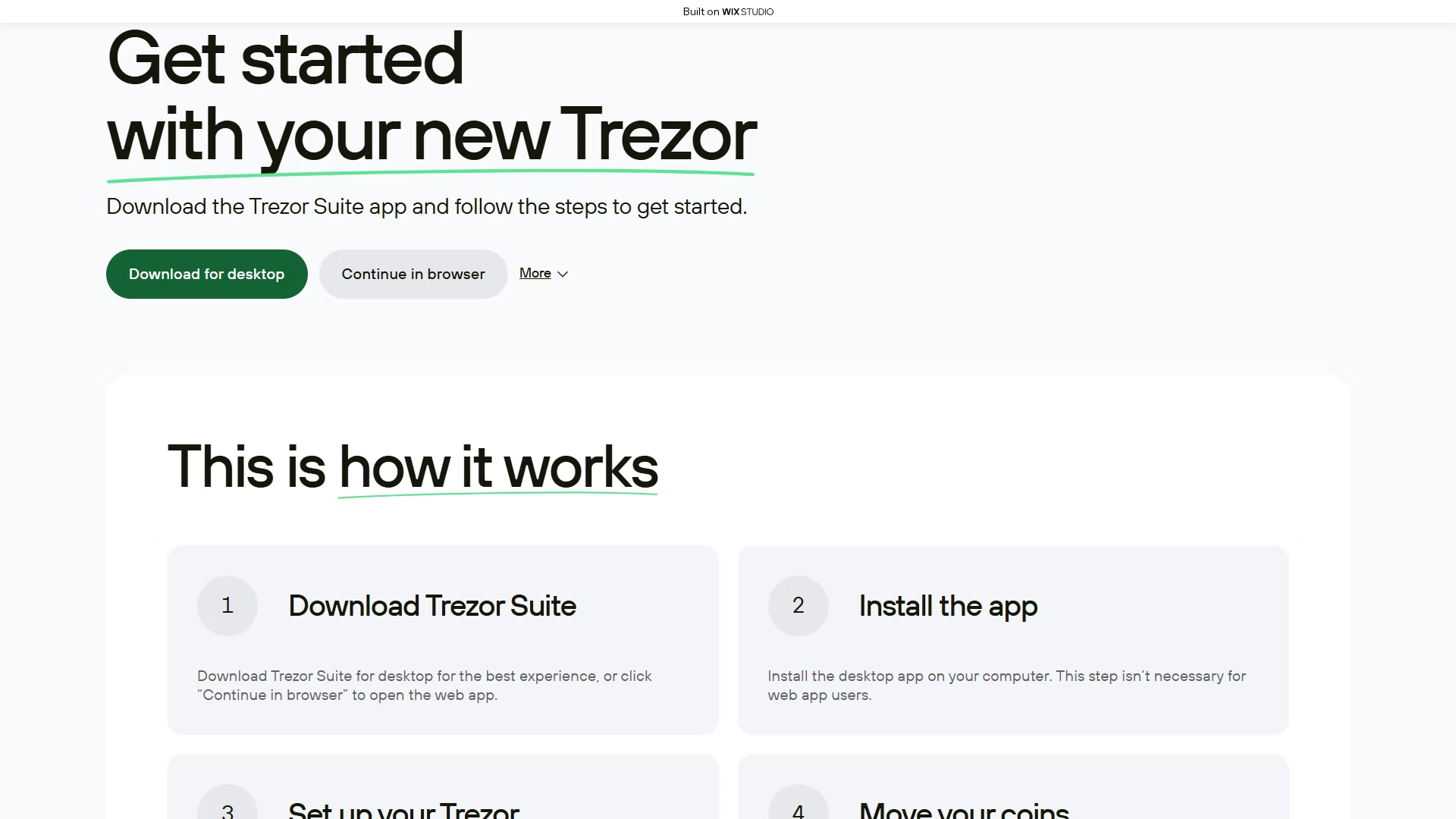 Screenshot of view-trezapp.wixstudio.com