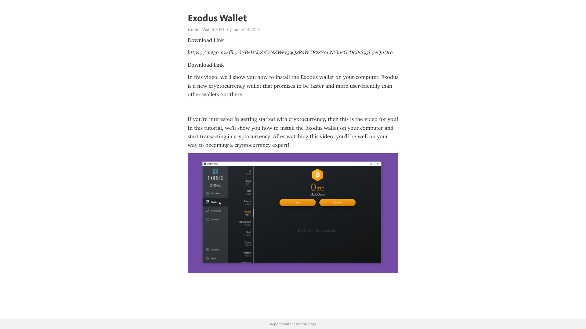 Screenshot of telegra.ph