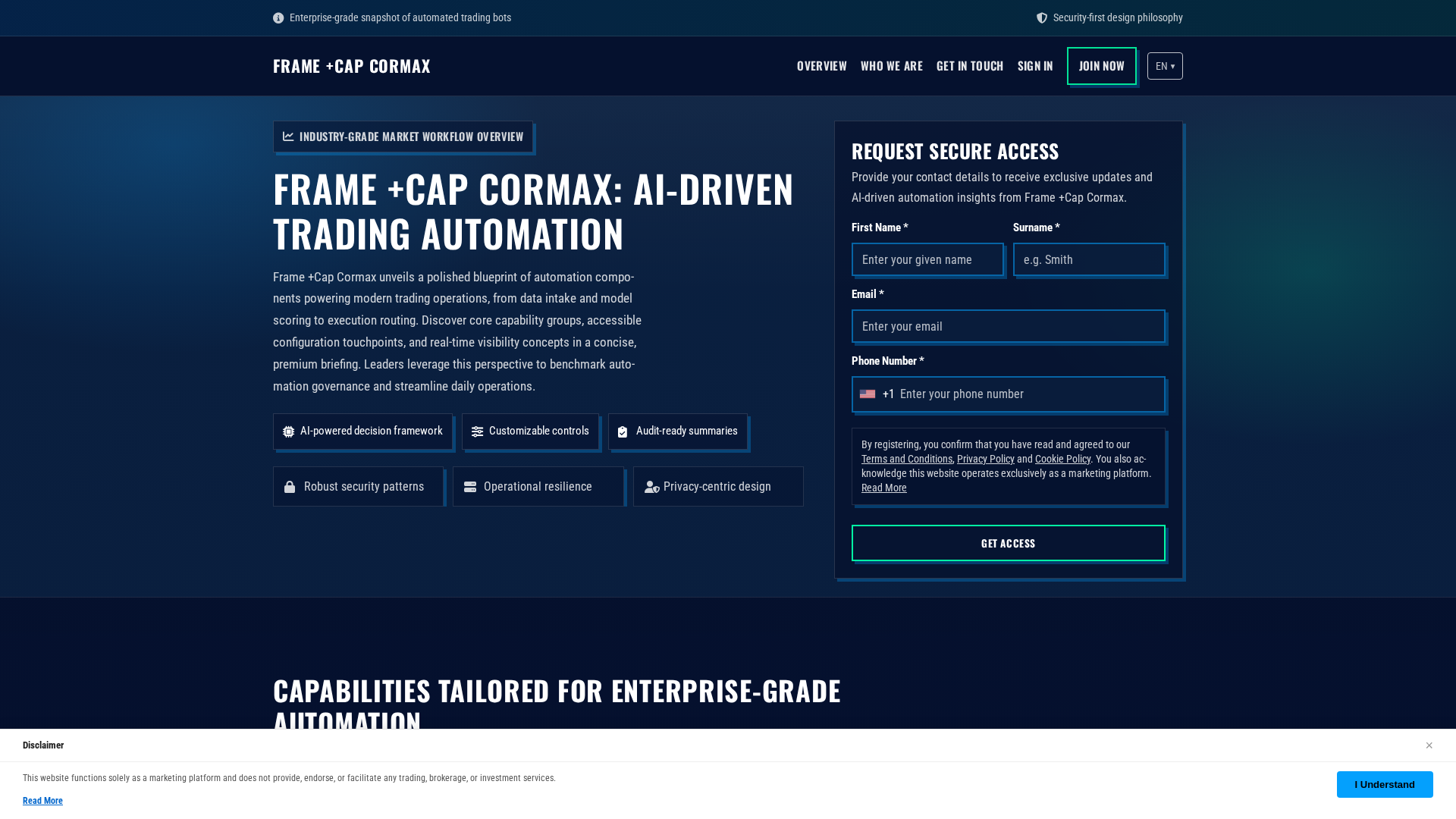Screenshot of frame-capcormaxpro.com